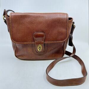 Vintage COACH Pebbled Leather Sheridan Mayfield Cross Body Bag